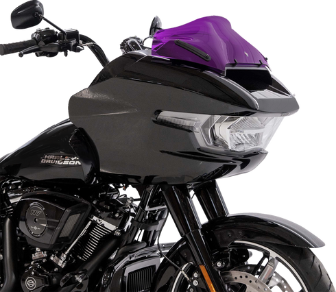 KLOCK WERKS Kolor Flare™ Sport Windshield - 8" - Purple - FLTRX KWW-01-0760