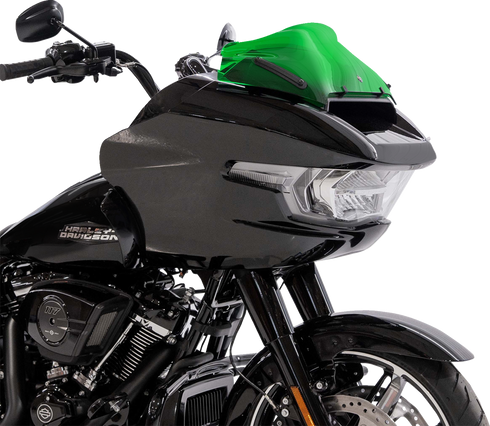 KLOCK WERKS Kolor Flare™ Sport Windshield - 8" - Green - FLTRX KWW-01-0758