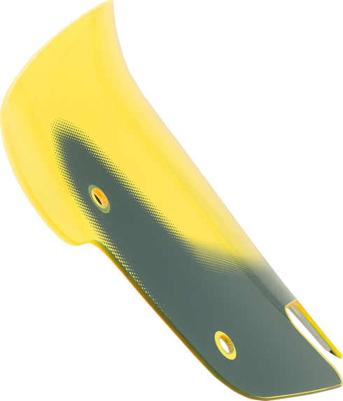 KLOCK WERKS Kolor Flare™ Windshield - 10" - Yellow Ice KWW-04-0633