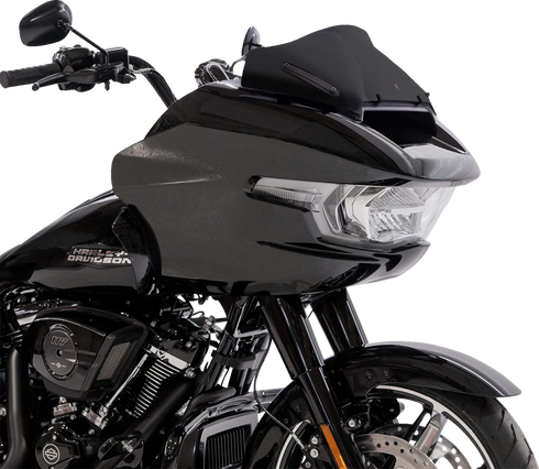 KLOCK WERKS Sport Flare™ Windshield - 8" - Black - FLTR KWW-01-0708-B