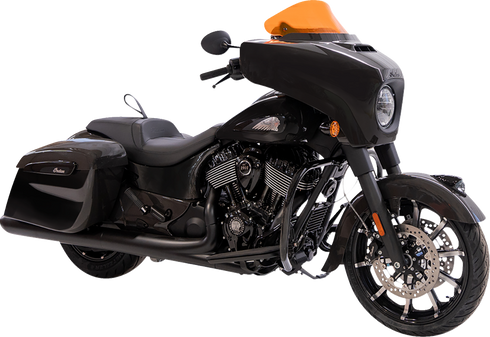 KLOCK WERKS Kolor Flare™ Windshield - 10" - Orange Ice KWW-04-0632
