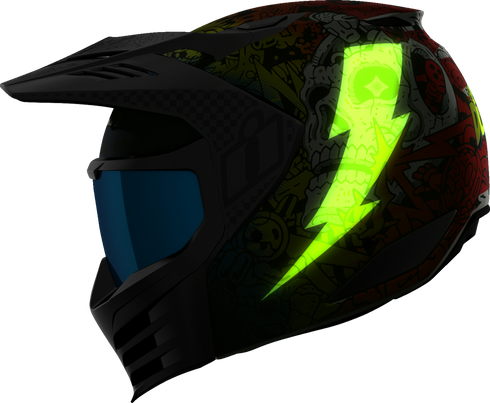 ICON Elsinore* Helmet - Doodle 3 - White - Small 0104-3438