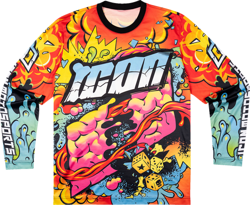 ICON Scatterbrain Jersey - Black - XL 2824-0113