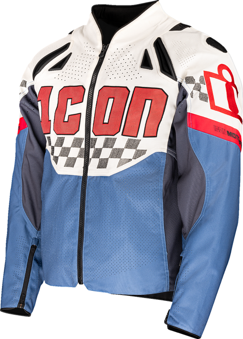 ICON Contra3™ Hero Jacket - Blue - Large 2820-7058