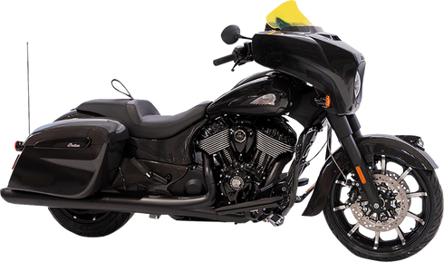 KLOCK WERKS Kolor Flare™ Windshield - 10" - Yellow Ice KWW-04-0633