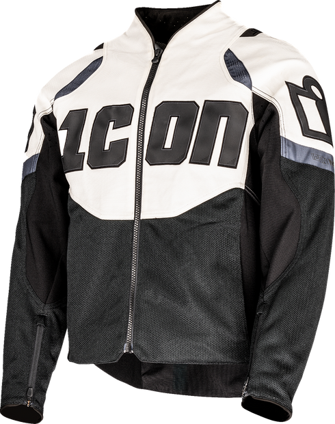 ICON Contra3™ Jacket - White/Black - Large 2820-7046
