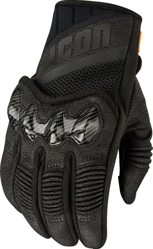 ICON Contra3™ Gloves - Black - Medium 3301-4882