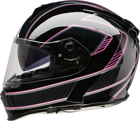 Z1R Warrant Helmet - Amplify - Black/Pink - Medium 0101-17906