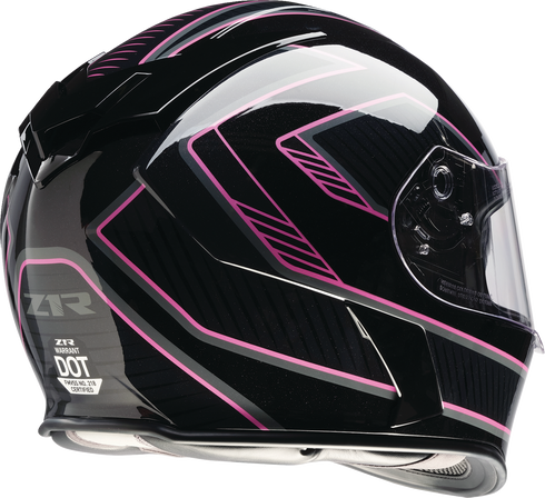 Z1R Warrant Helmet - Amplify - Black/Pink - Large 0101-17907