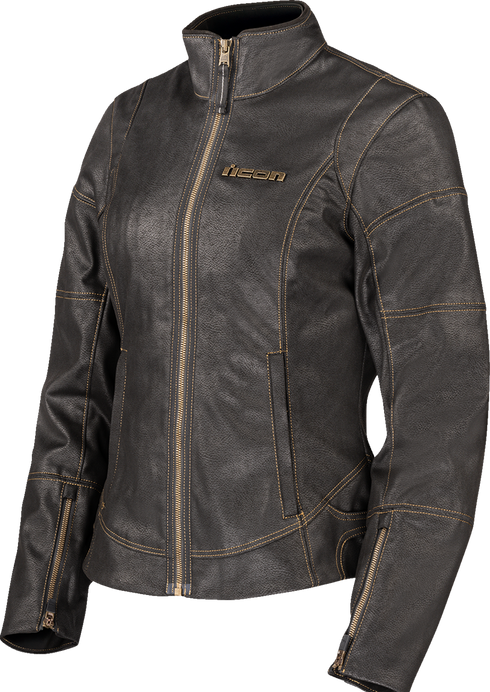 ICON Women's Tuscadero3™ Jacket - Black - XL 2822-1773