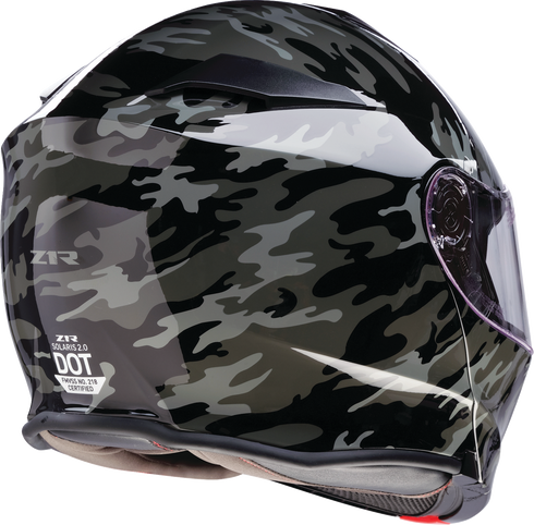 Z1R Solaris 2.0 Modular Helmet - Camo - Black/Gray - Medium 0100-2609