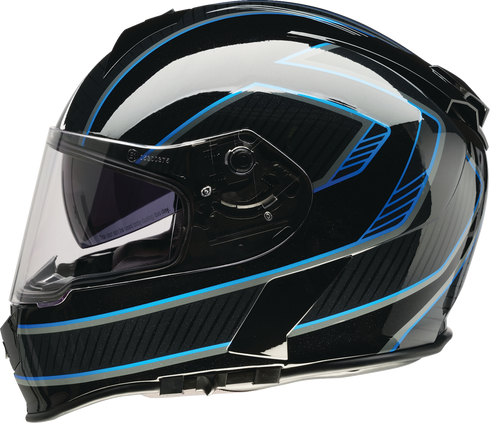 Z1R Warrant Helmet - Amplify - Black/Blue - Medium 0101-17887