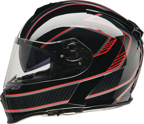Z1R Warrant Helmet - Amplify - Black/Red - 2XL 0101-17896