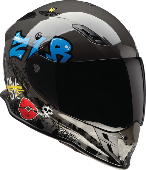 Z1R Nemesis Helmet - Distro - Gray - Medium 0101-17859