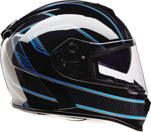 Z1R Warrant Helmet - Amplify - Black/Blue - XS 0101-17885
