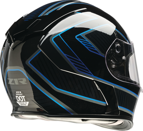 Z1R Warrant Helmet - Amplify - Black/Blue - XS 0101-17885