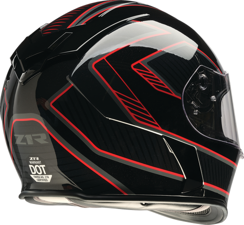 Z1R Warrant Helmet - Amplify - Black/Red - Large 0101-17894