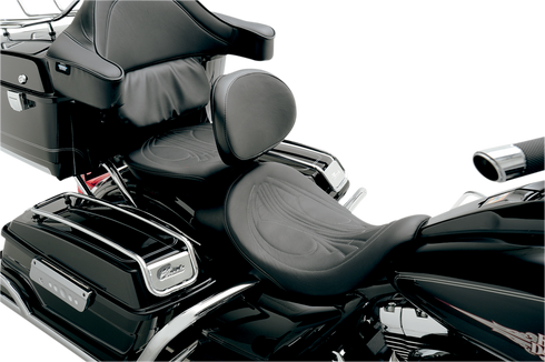 DANNY GRAY Bigseat Pillion - Charcoal Gray Drag Stitch - FL '08-'23 1044DAIR