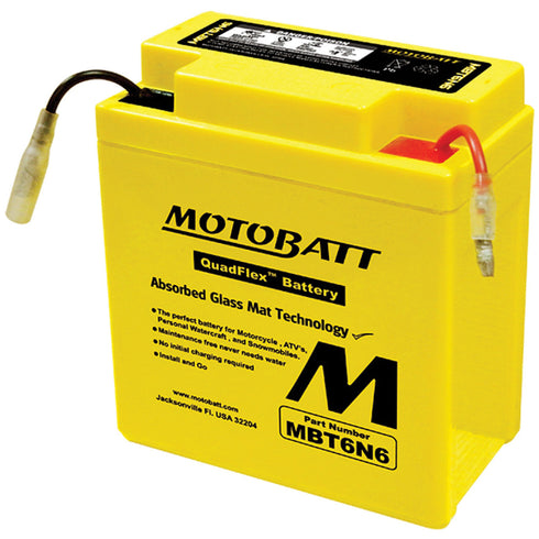 Motobatt Motobatt Mini 6 Volt Battery - 53-0074