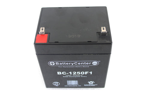 V-Twin 12 Volt 5 AH Rechargeable Sealed Battery - 53-0444