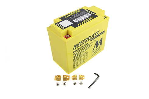 Motobatt MotoBatt 12 Volt AGM Yellow Battery - 53-0544