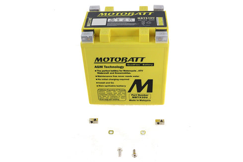 Motobatt MotoBatt 12V AGM Yellow Battery - 53-0547