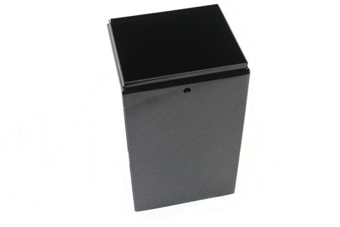 V-Twin H-2 Steel Battery Box Black - 53-0783