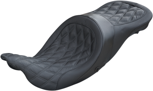 DANNY GRAY Longhaul 2Up Seat - Double Diamond w/ Charcoal Gray Thread - FL '08-'23 21-412DIAAIR