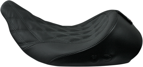 DANNY GRAY Airhawk Bigseat™ - with Backrest - Double Diamond w/ Charcoal Stitch - FL '08-'23 21-418DIAAIR