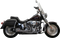 BASSANI XHAUST 2-into-1 Ripper Exhaust System - Short - Stainless - Twin Cam Softails 1S6SS