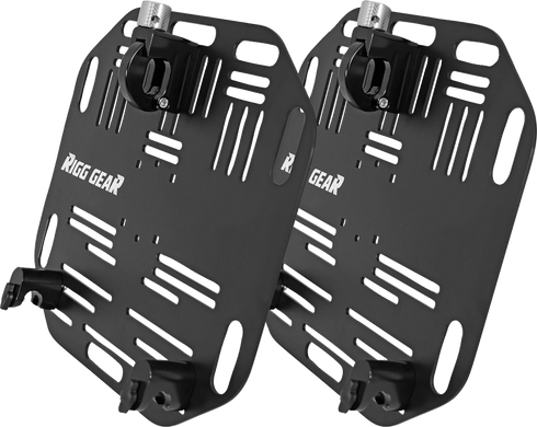 NELSON RIGG Flatbar Saddlebag Plates - RiggGear - Quick Release RG-QRP-FB
