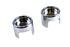 AEE Upper Shock Stud Covers Chrome Tall Style - 54-0124