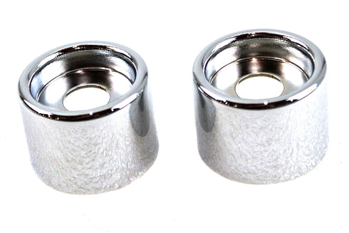 AEE Upper Shock Stud Covers Chrome Tall Style - 54-0124