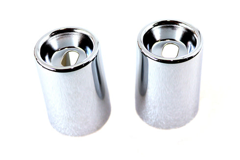 AEE Upper Shock Stud Covers Chrome Tall Style - 54-0152