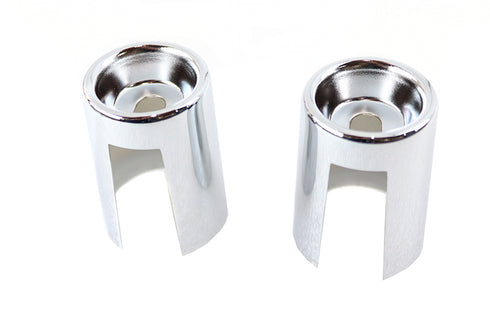 AEE Upper Shock Stud Covers Chrome Tall Style - 54-0152