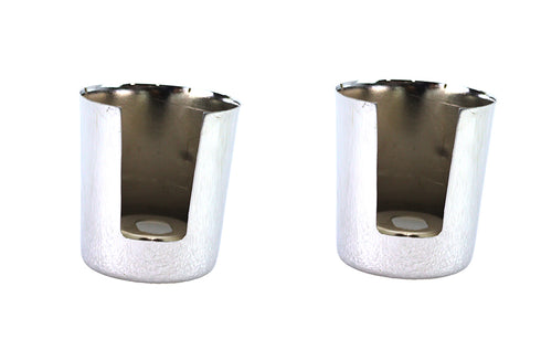 AEE Upper Shock Stud Covers Chrome Short Style - 54-0153