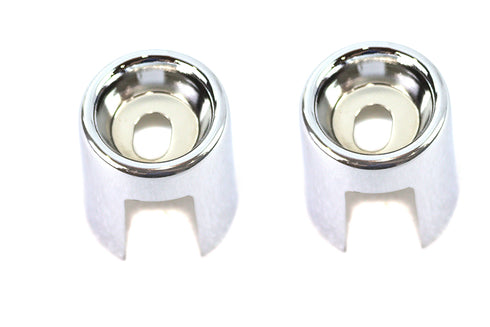 AEE Upper Shock Stud Covers Chrome Short Style - 54-0153