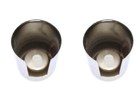 AEE Upper Shock Stud Covers Chrome Short Style - 54-0153