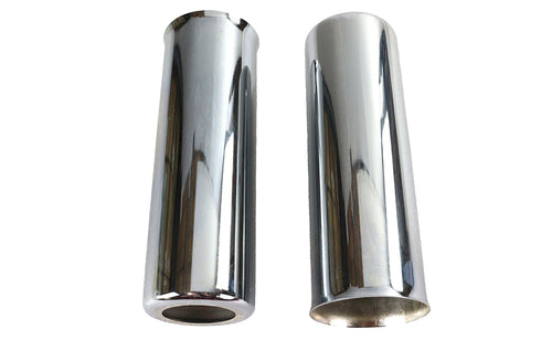 AEE Chrome 8 inch Shock Spring Cover Set - 54-0156