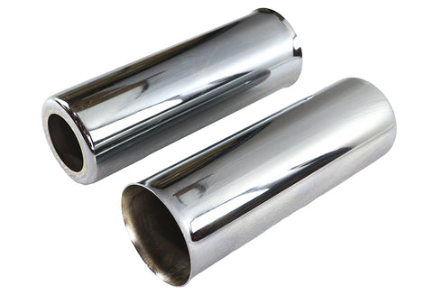 AEE Chrome 8 inch Shock Spring Cover Set - 54-0156