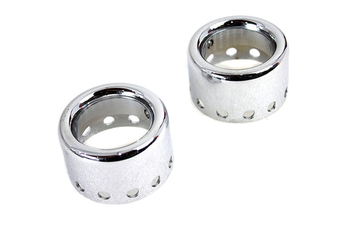 AEE Chrome Lower Shock Cover Set - 54-0206