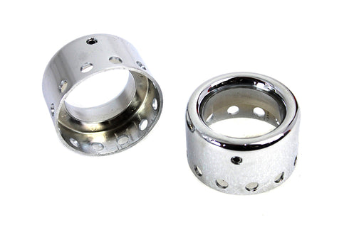 AEE Chrome Lower Shock Cover Set - 54-0206