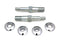 V-Twin Lower Rear Shock Stud Kit Zinc - 54-0405