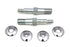 V-Twin Lower Rear Shock Stud Kit Zinc - 54-0405
