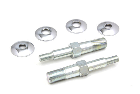 V-Twin Lower Rear Shock Stud Kit Zinc - 54-0405