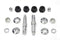 V-Twin Chrome Lower Rear Shock Stud Kit - 54-0441
