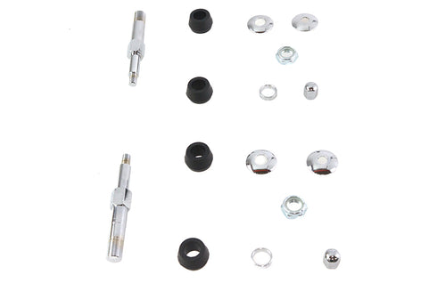 V-Twin Chrome Upper Rear Shock Stud Kit - 54-0442