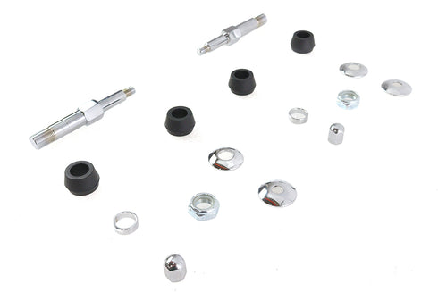 V-Twin Chrome Upper Rear Shock Stud Kit - 54-0442