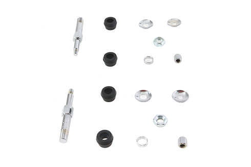 V-Twin Chrome Upper Rear Shock Stud Kit - 54-0442