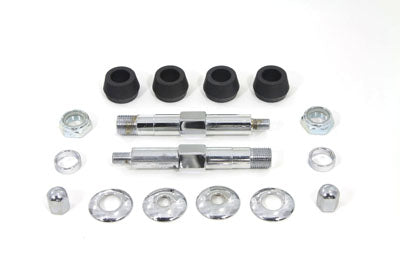 V-Twin Chrome Upper Rear Shock Stud Kit - 54-0445